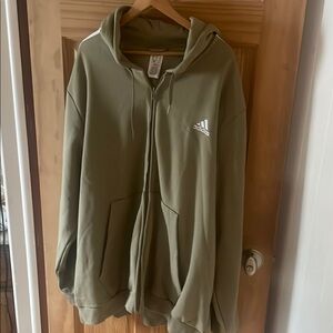 Mens Adidas zip up hoodie.